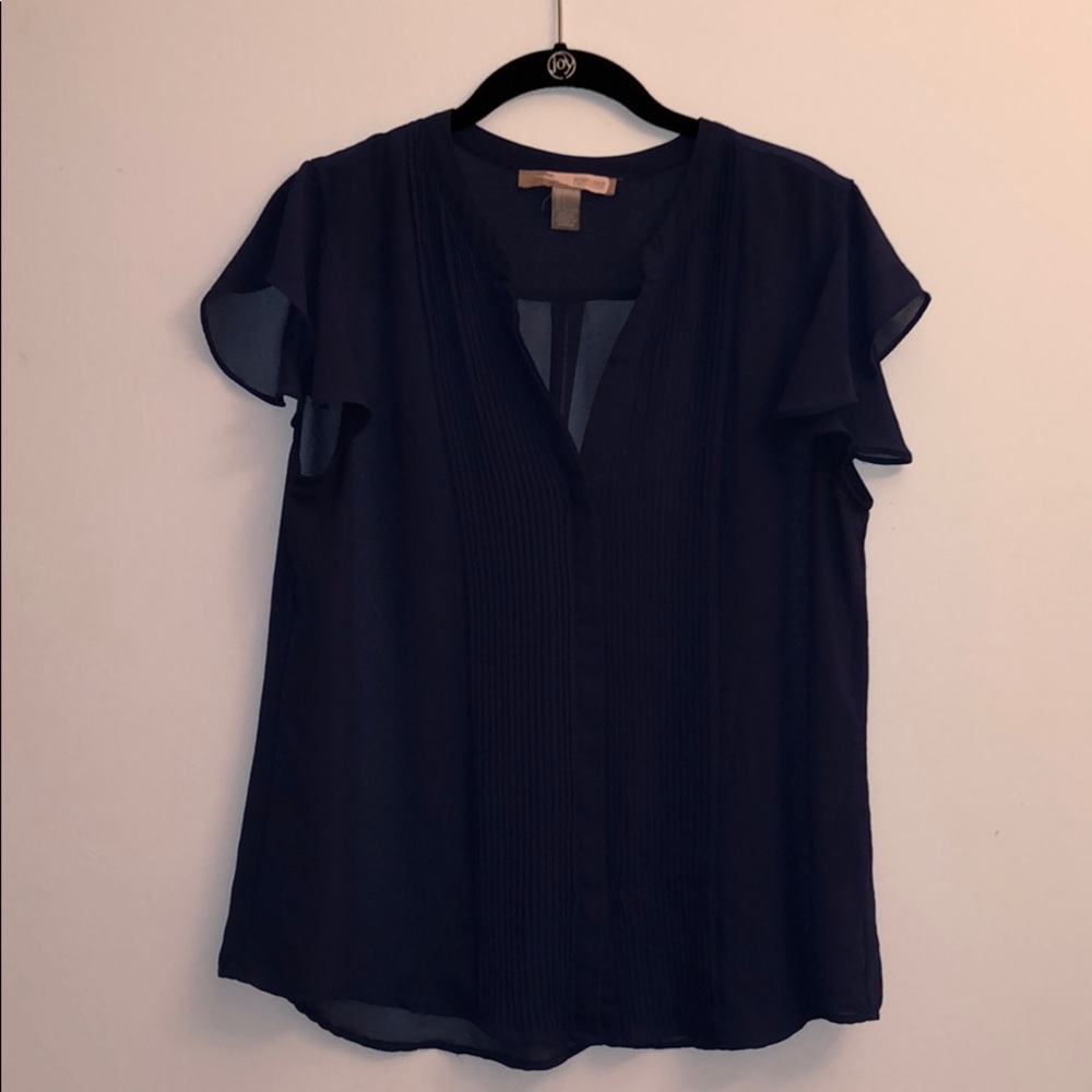 Navy blouse